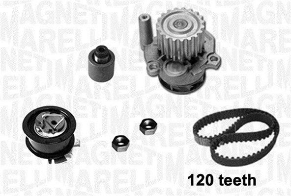 MAGNETI MARELLI Vesipumppu + jakohihnasarja 341404790001